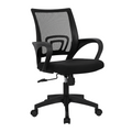 Wexley black mesh ergonomic office chair on a white background